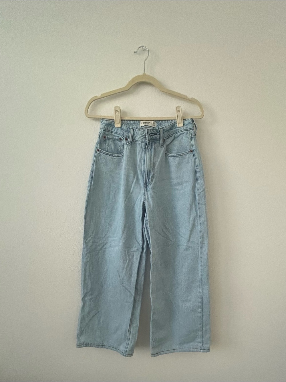 Curve Love Crop Wide Leg High Rise